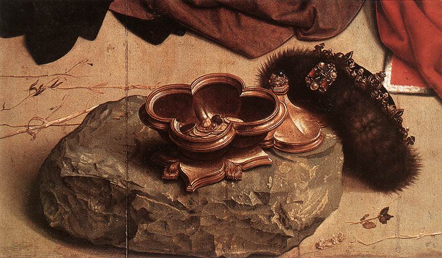 Monforte Altarpiece (detail) by GOES, Hugo van der