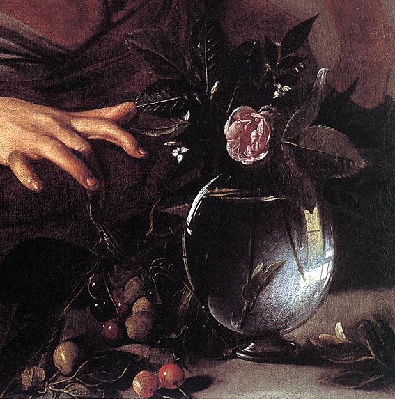 Boy Bitten by a Lizard (detail) by CARAVAGGIO