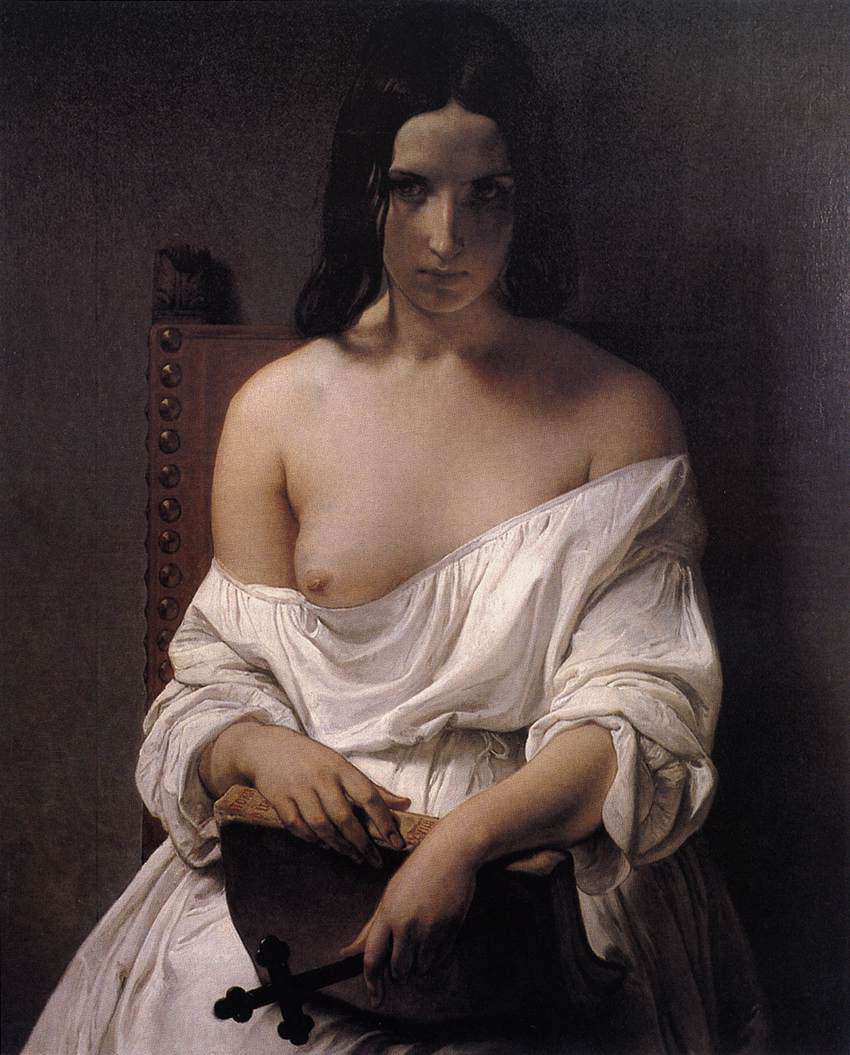 Meditation on the History of Italy by HAYEZ, Francesco