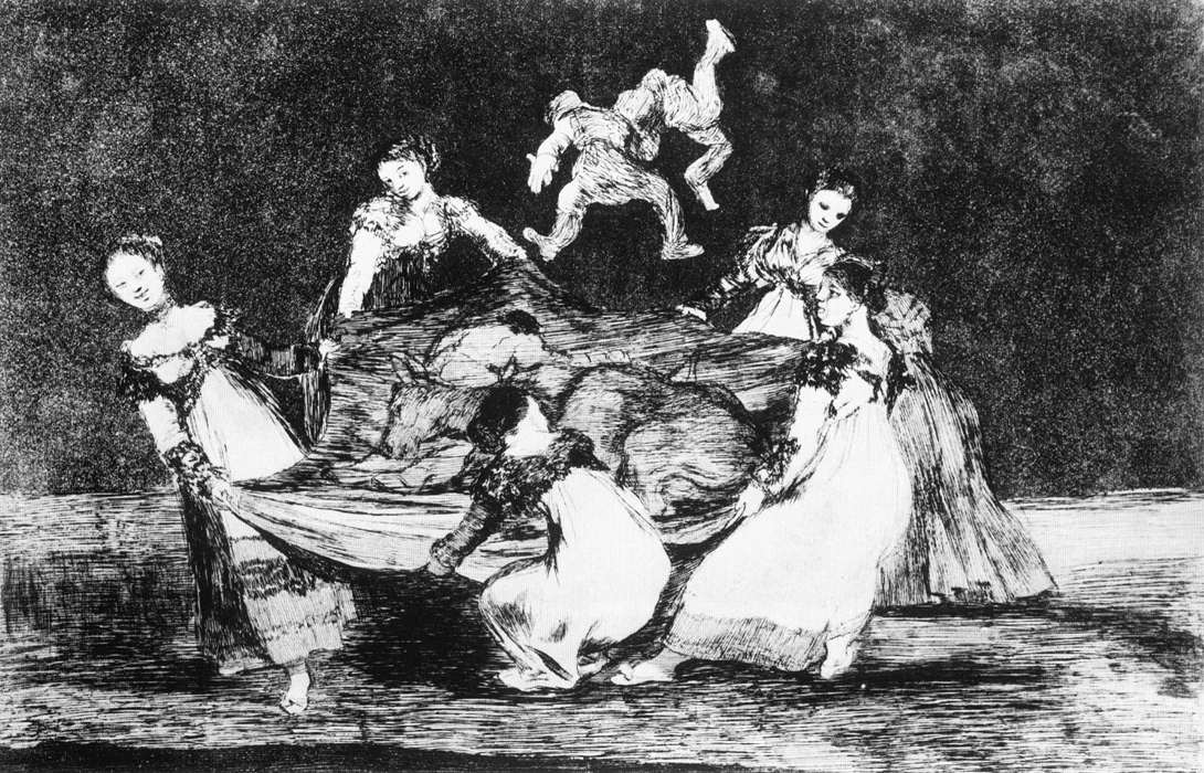 Feminine Folly (Disparate Feminino) by GOYA Y LUCIENTES, Francisco de