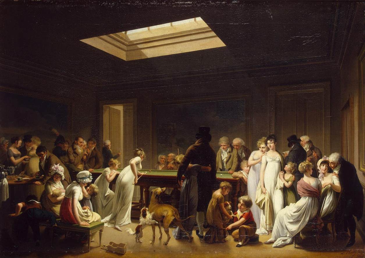 Game of Billiards by BOILLY, Louis Léopold