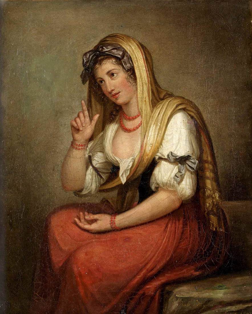 Portrait of Lady Emma Hamilton as Neapolitan Peasant by