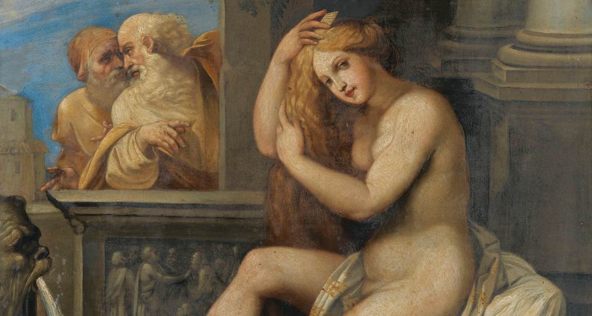 Susanna and the Elders (detail) by CESARI, Giuseppe