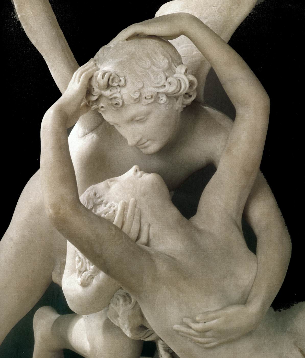 Cupid and Psyche (detail) by CANOVA, Antonio