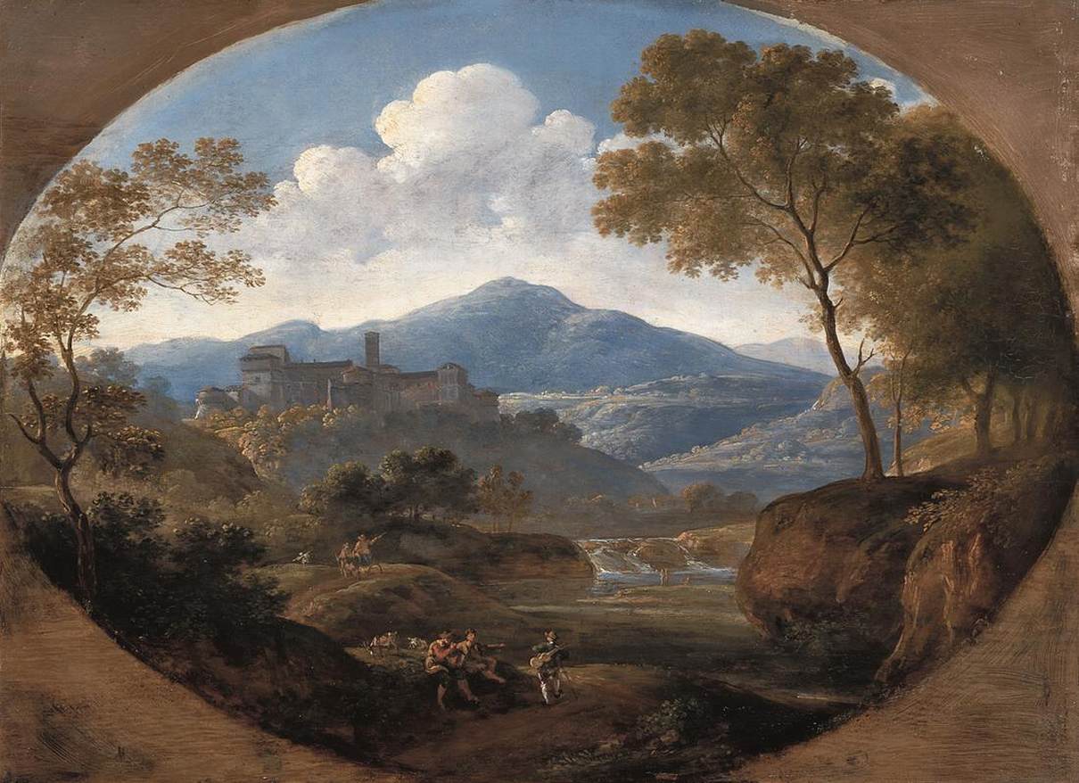 Grottaferrata near Rome by DILLIS, Johann Georg von