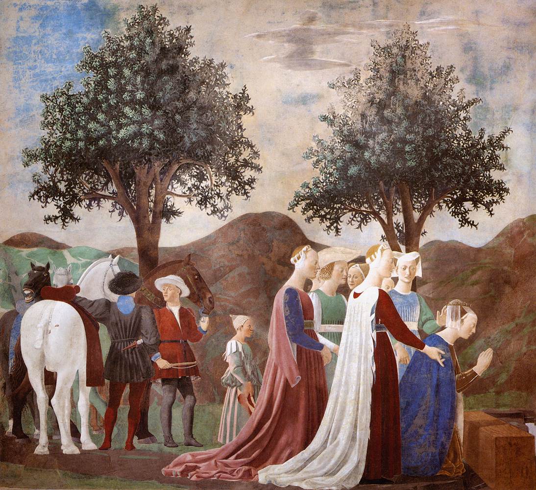 2a. Procession of the Queen of Sheba by PIERO DELLA FRANCESCA