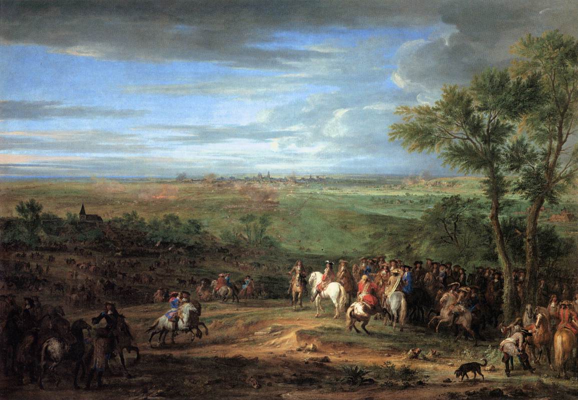 Louis XIV Arriving in the Camp in front of Maastricht by MEULEN, Adam Frans van der