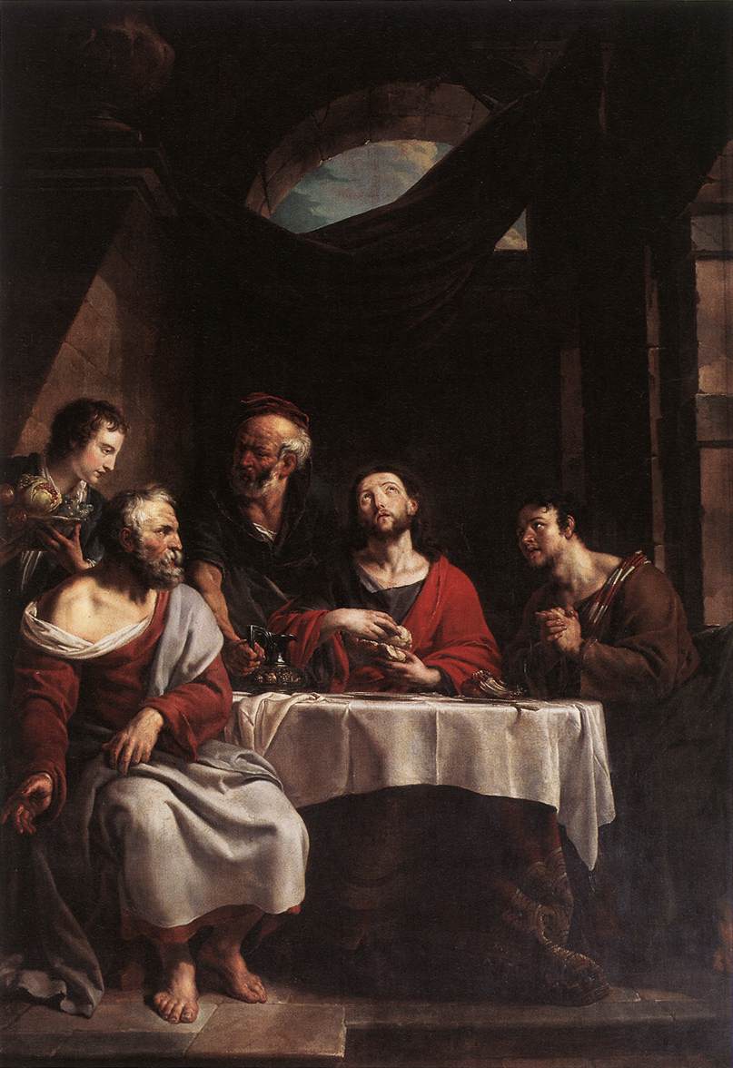 Supper at Emmaus by HERREYNS, Willem