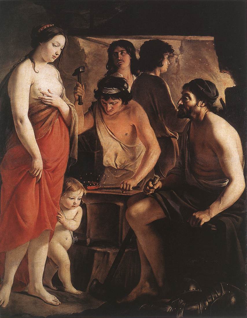 Venus at the Forge of Vulcan by LE NAIN, Matthieu