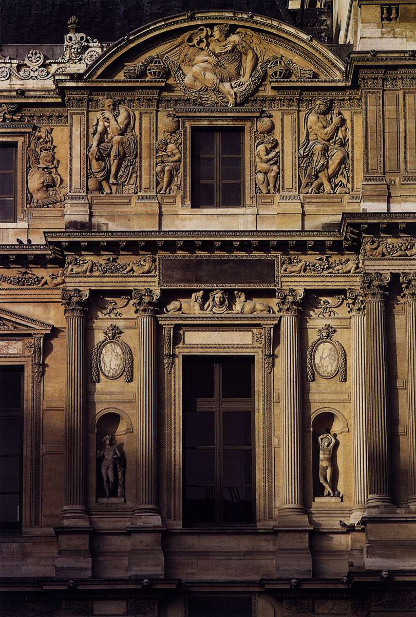 Façade of the Louvre (detail) by GOUJON, Jean