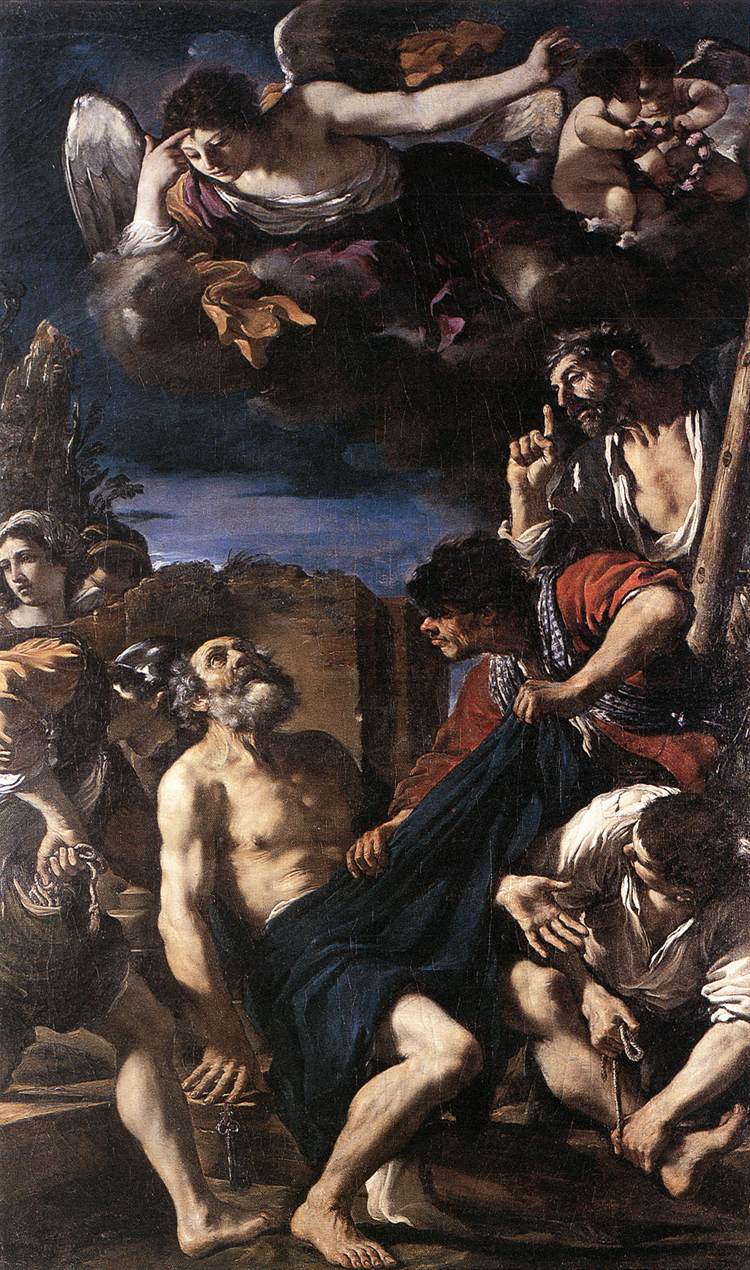 The Martyrdom of St Peter by GUERCINO