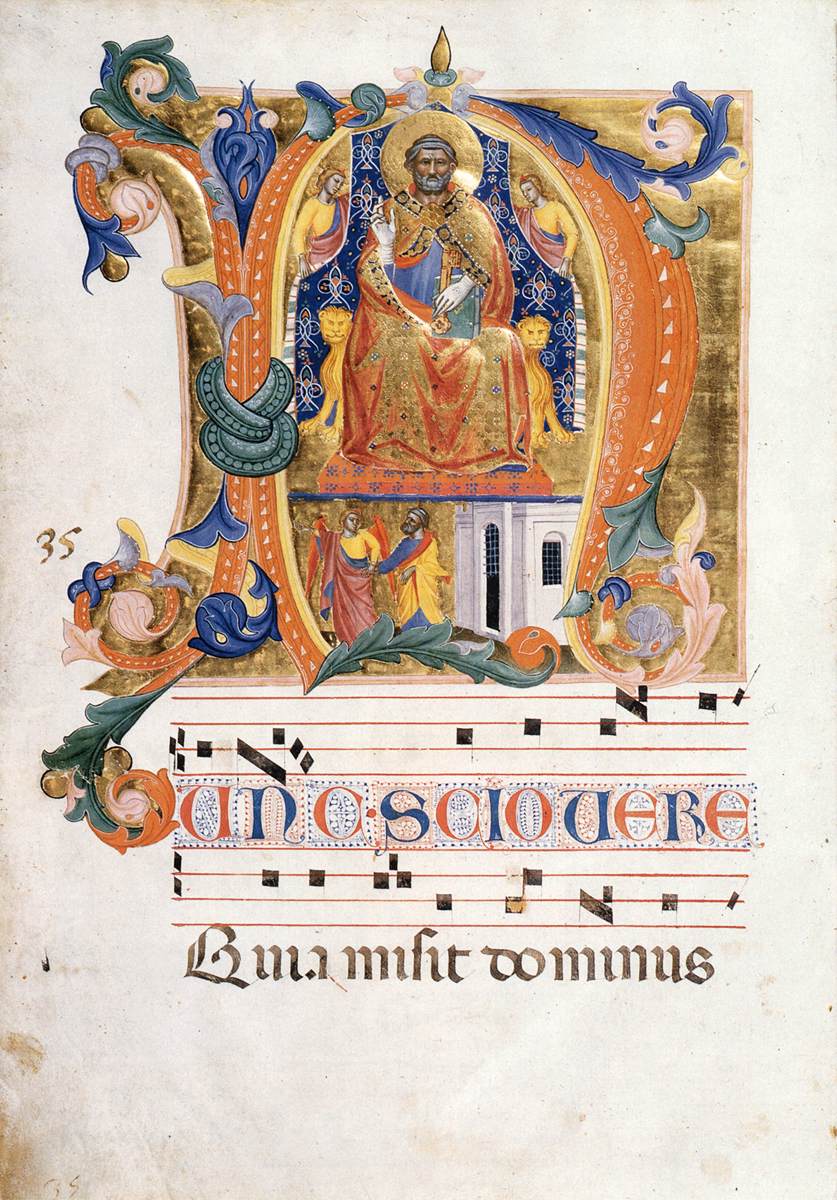 Antiphonary (Folio 35v) by CENNI di Francesco di Ser Cenni