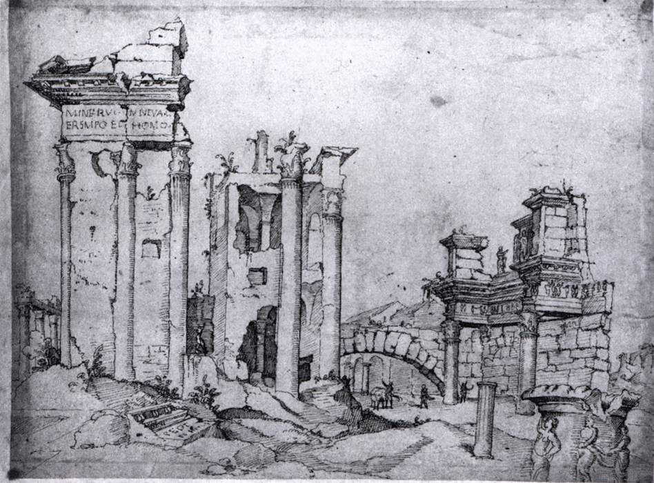 Forum of Nerva by HEEMSKERCK, Maerten van