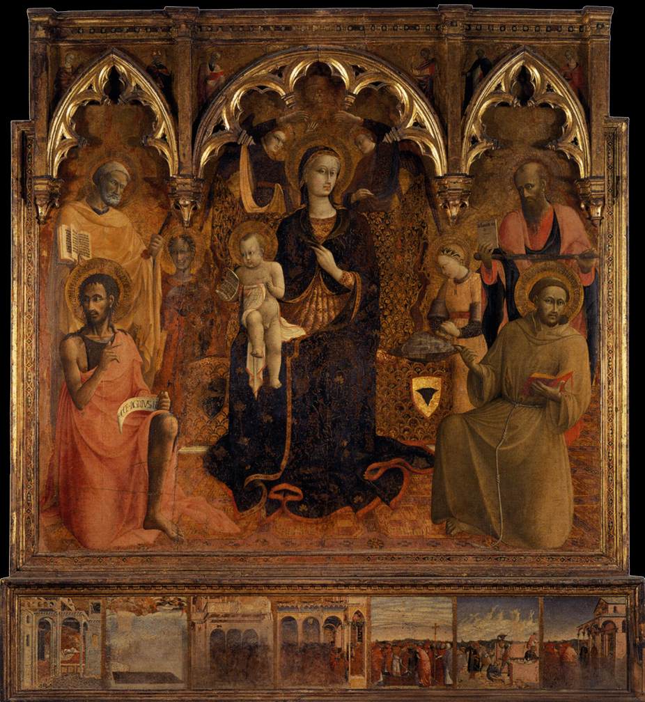 The Virgin and Child with Saints by SASSETTA