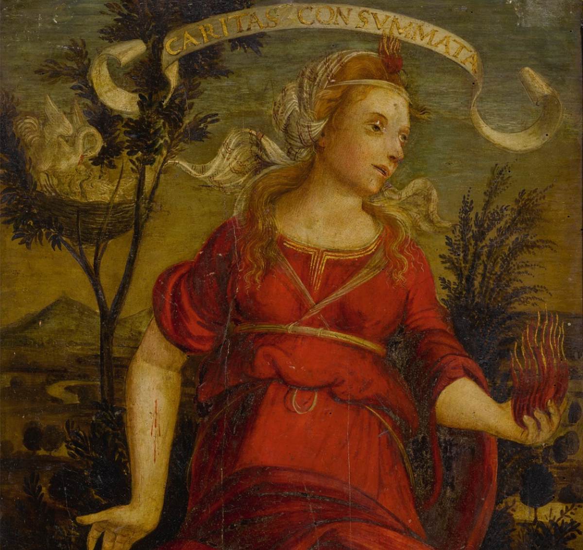 Allegory of Charity (detail) by