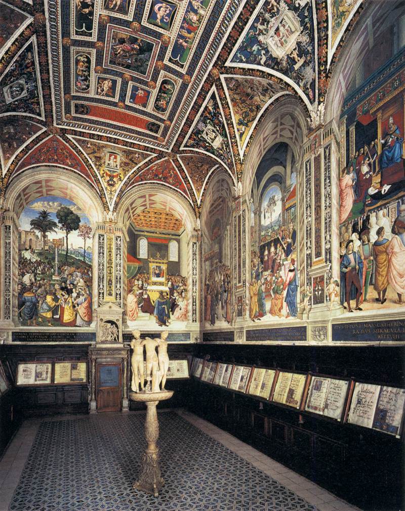 View of the Piccolomini Library by