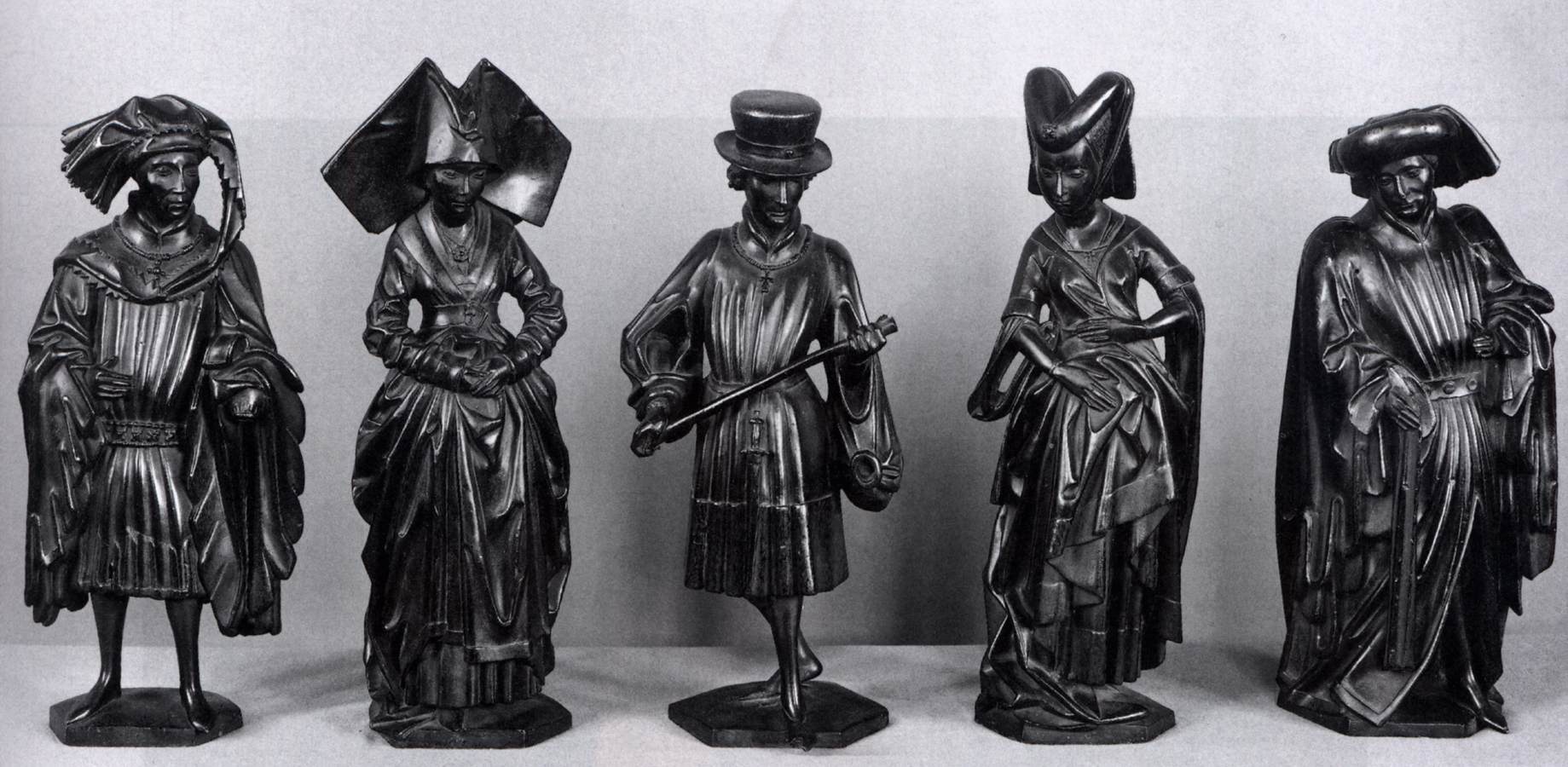 Figures from the Tomb of Isabella of Bourbon by THIENEN, Renier van