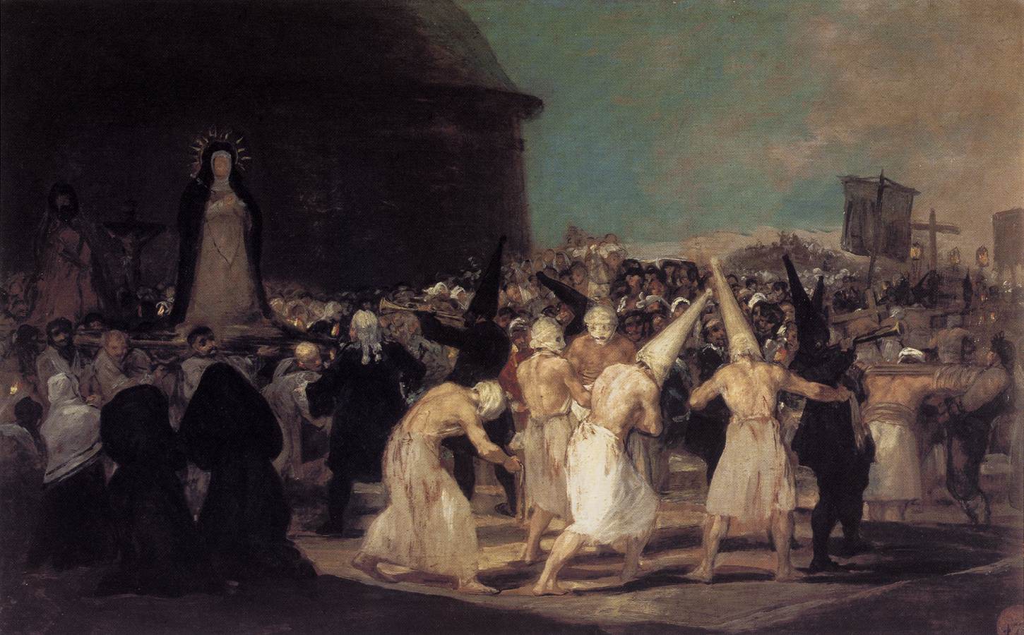 A Procession of Flagellants by GOYA Y LUCIENTES, Francisco de