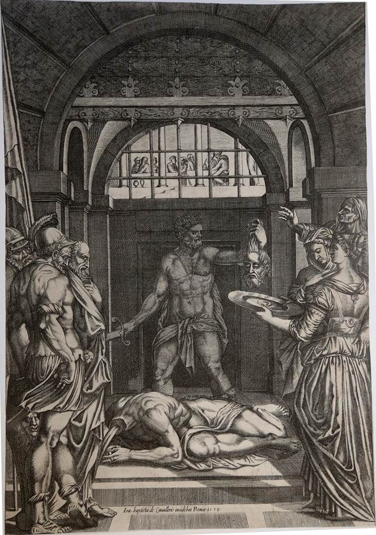 Beheading of St John the Baptist by CAVALIERI, Giovanni Battista de'