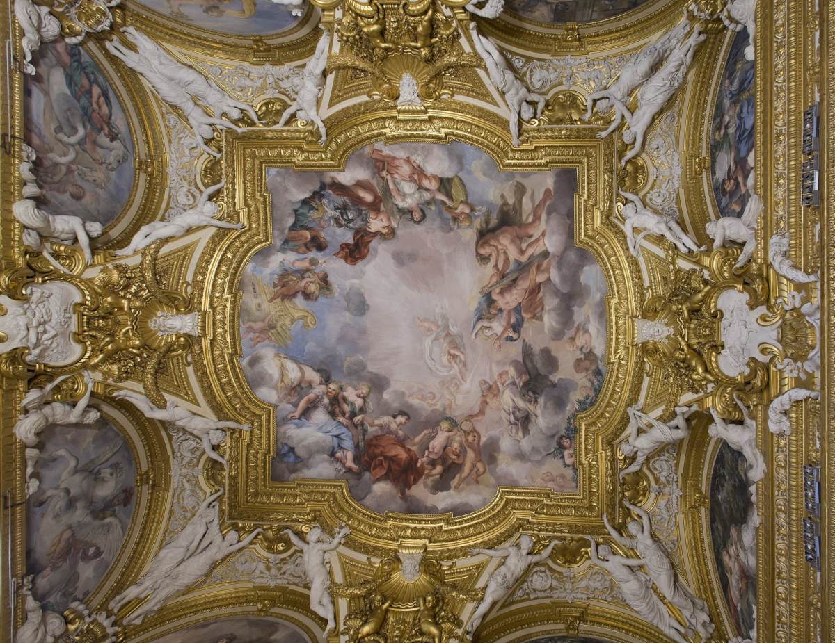 Ceiling painting by