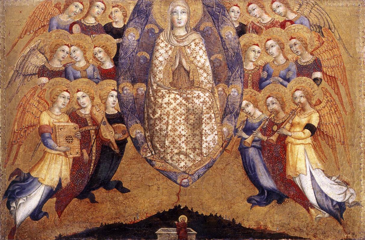 Assumption of the Virgin by SANO di Pietro