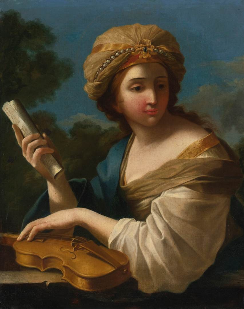 St Cecilia by ROMANELLI, Giovanni Francesco