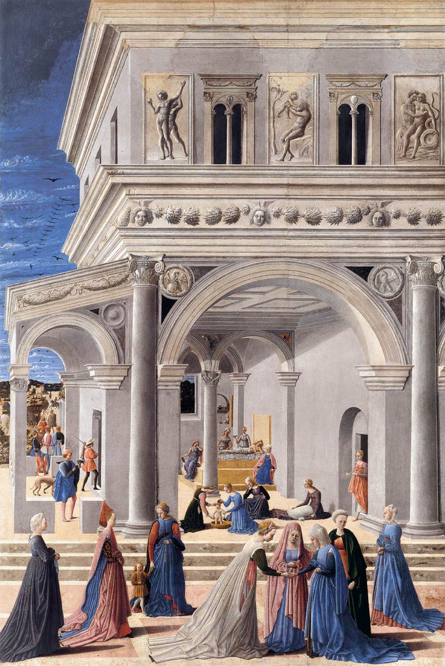 The Birth of the Virgin by CARNEVALE, Fra