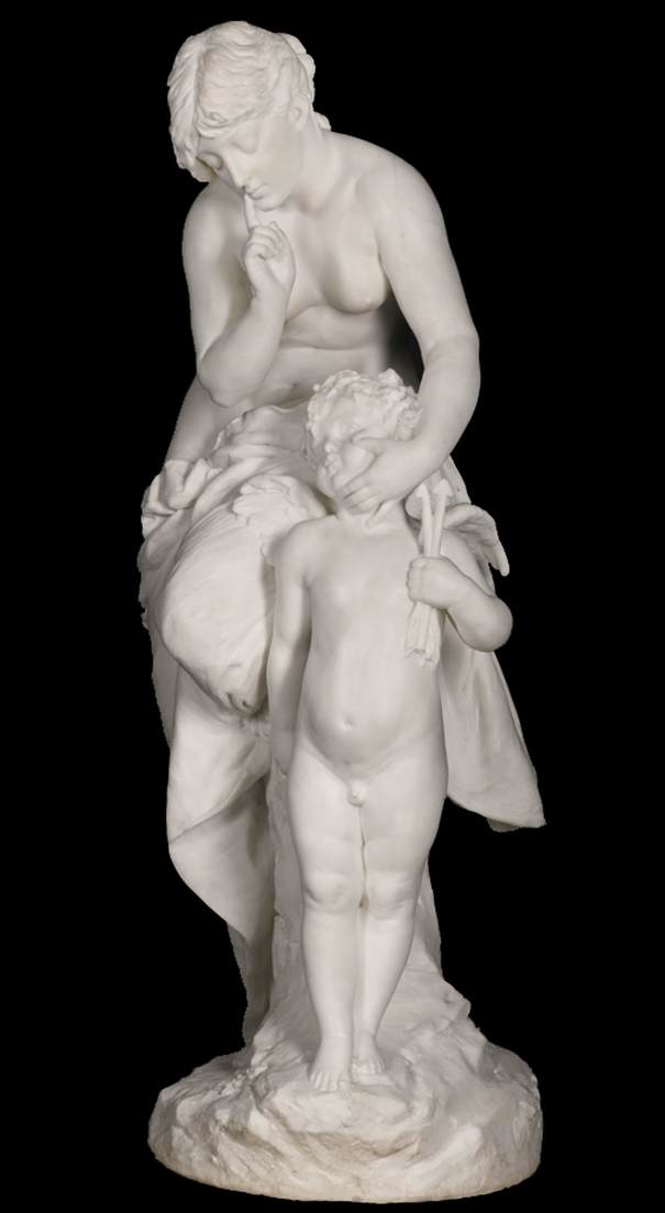 Venus Reprimanding Cupid by EBERLEIN, Gustav Heinrich