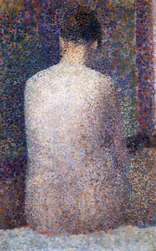 Model from Behind by SEURAT, Georges