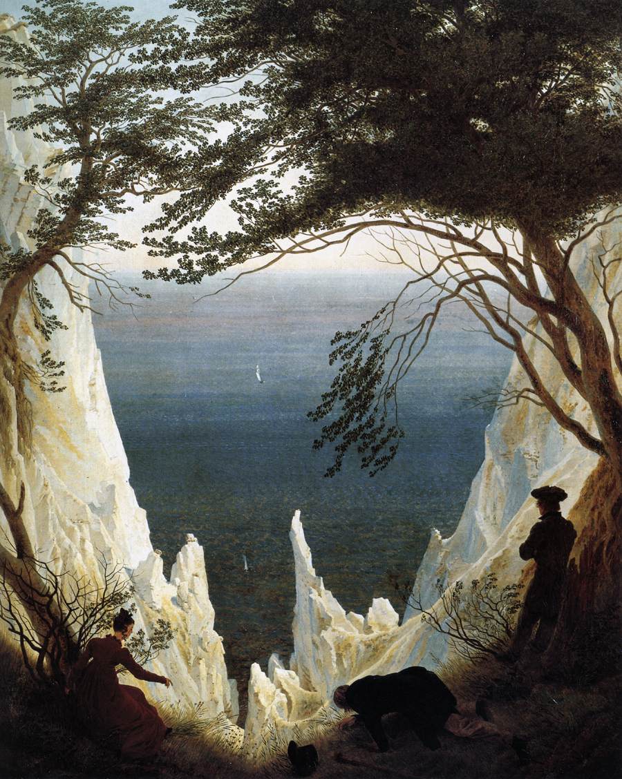 Chalk Cliffs on Rügen by FRIEDRICH, Caspar David