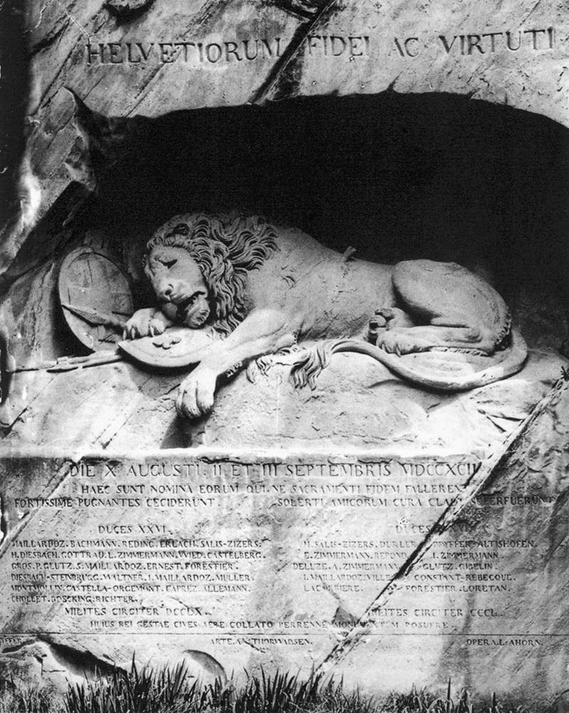 The Lion of Lucerne by