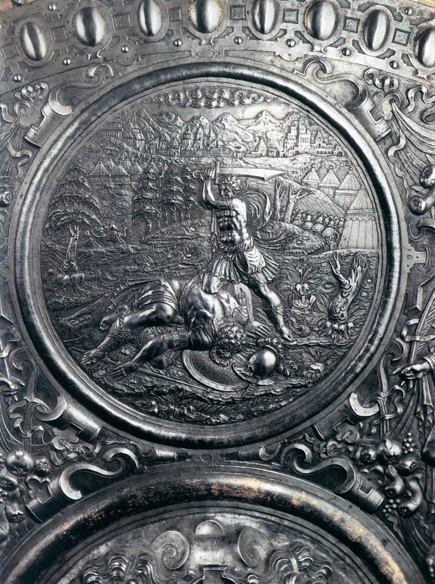 Shield for Francesco I de' Medici (detail) by CELLINI, Benvenuto