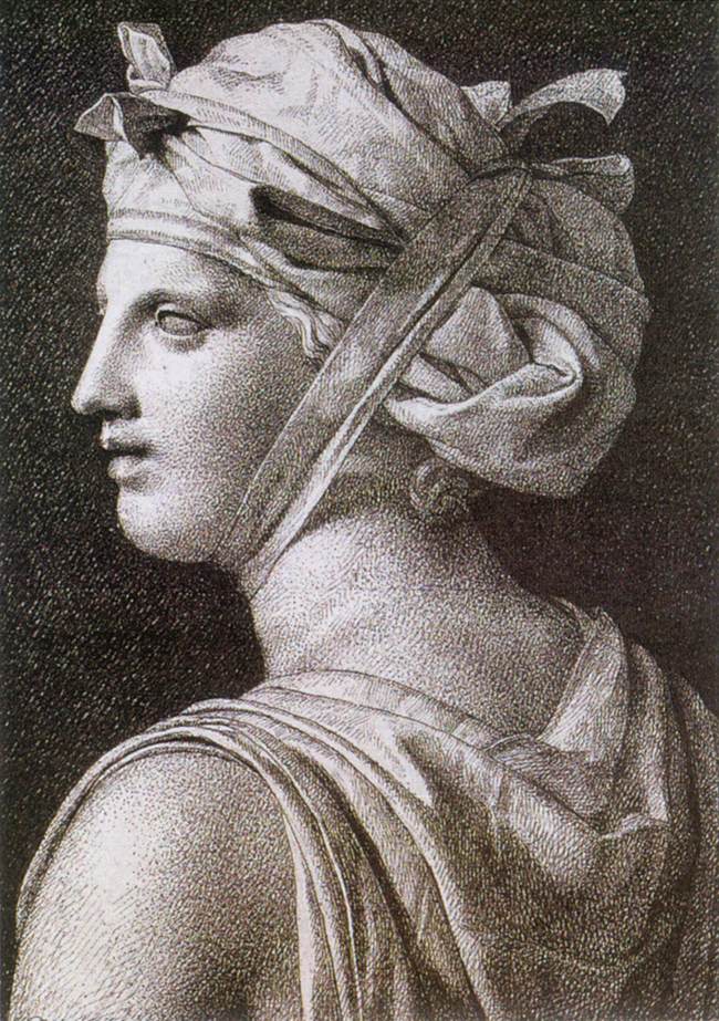 Woman in a Turban by DAVID, Jacques-Louis