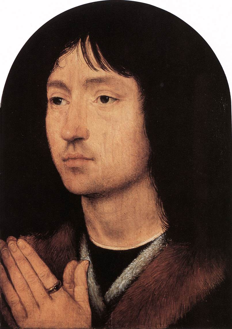 Portrait of a Young Man at Prayer by MEMLING, Hans