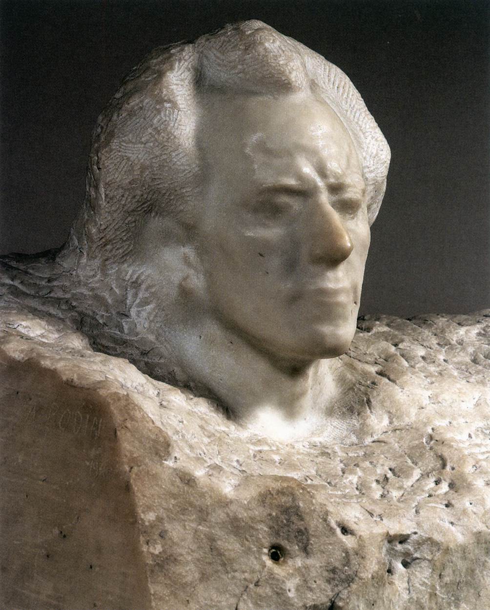 Portrait of Gustav Mahler by RODIN, Auguste