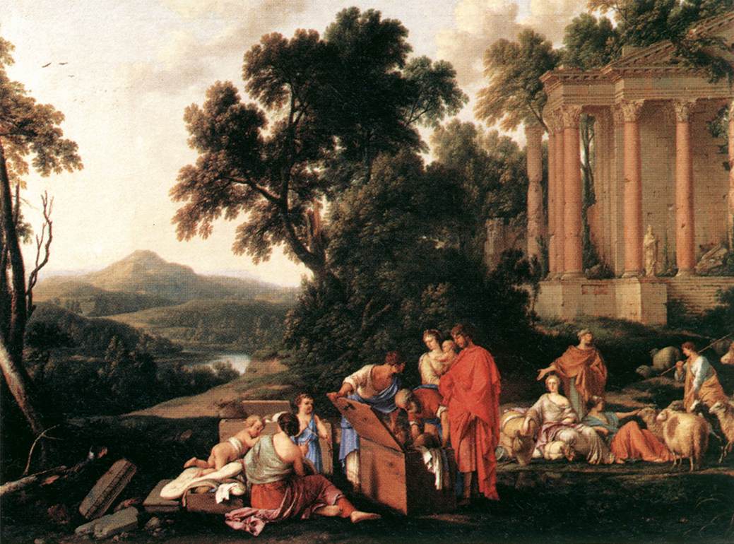 Laban Searching Jacob's Bagagge for the Stolen Idols by LA HYRE, Laurent de