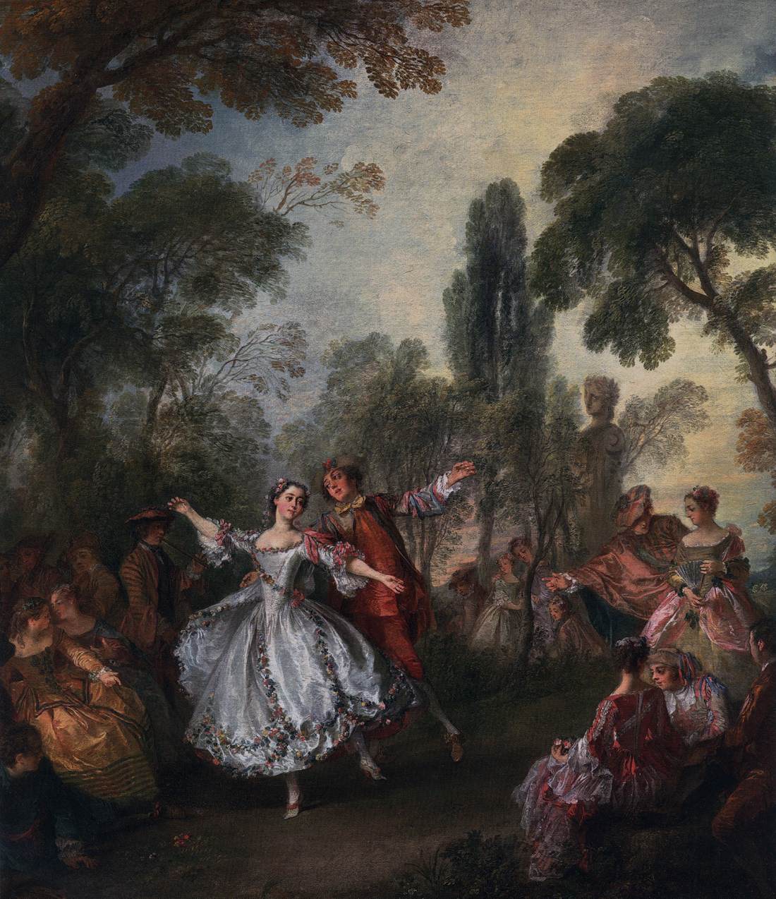 La Camargo Dancing (detail) by LANCRET, Nicolas