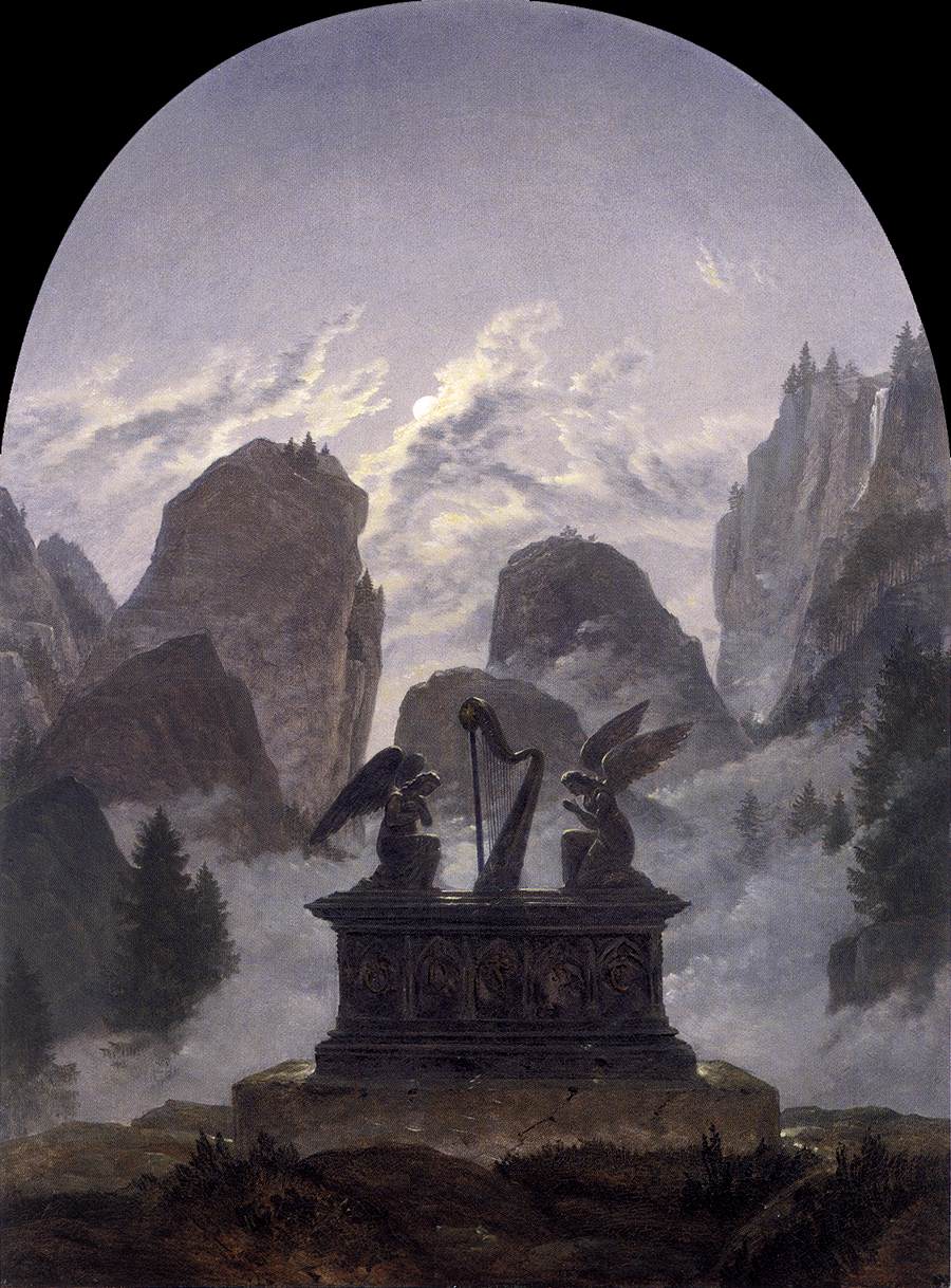 The Goethe Monument by CARUS, Karl Gustav