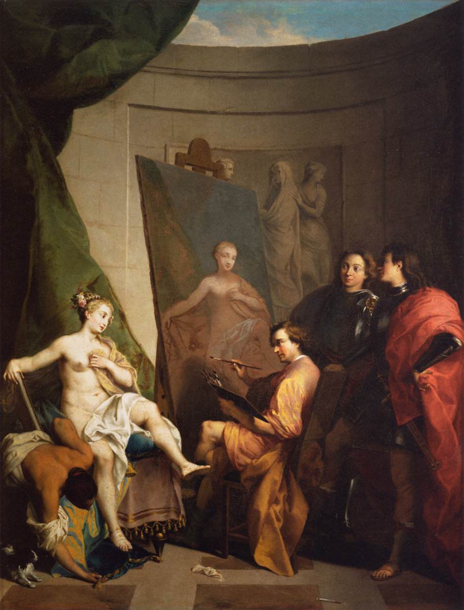 Apelles Painting Campaspe by VLEUGHELS, Nicolas