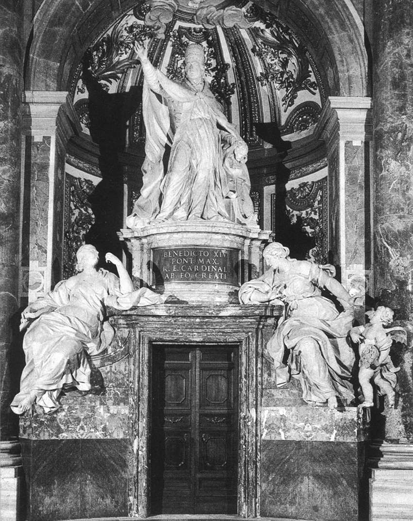 Tomb of Benedict XIV by BRACCI, Pietro