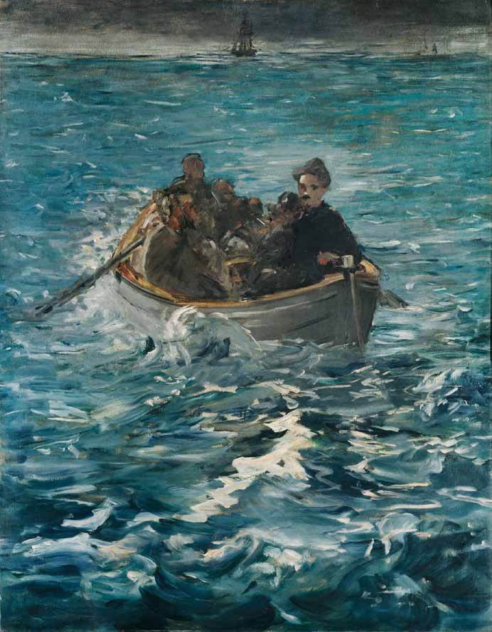 The Escape of Henri Rochefort by MANET, Edouard