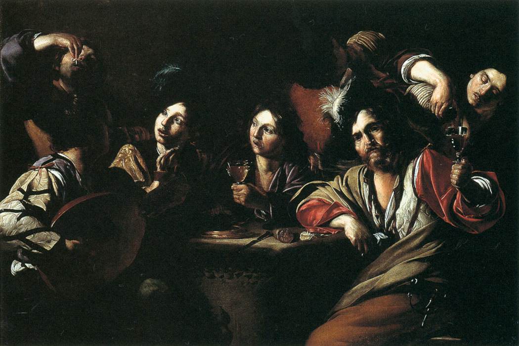 Tavern Scene with a Lute Player by