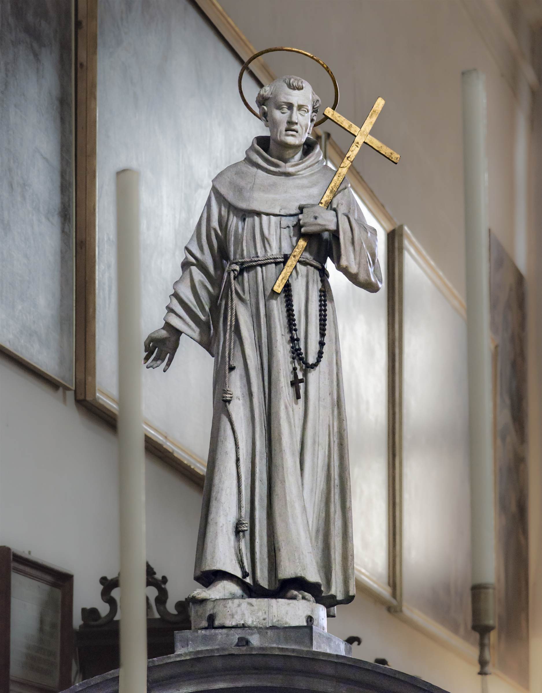 St Francis of Assisi by CAMPAGNA, Girolamo