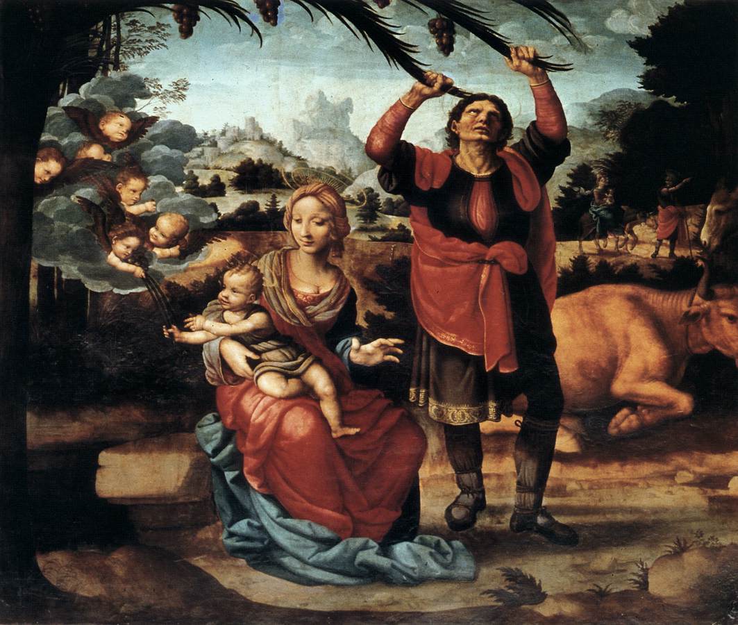 Rest during the Flight to Egypt by YANEZ DE LA ALMEDINA, Fernando