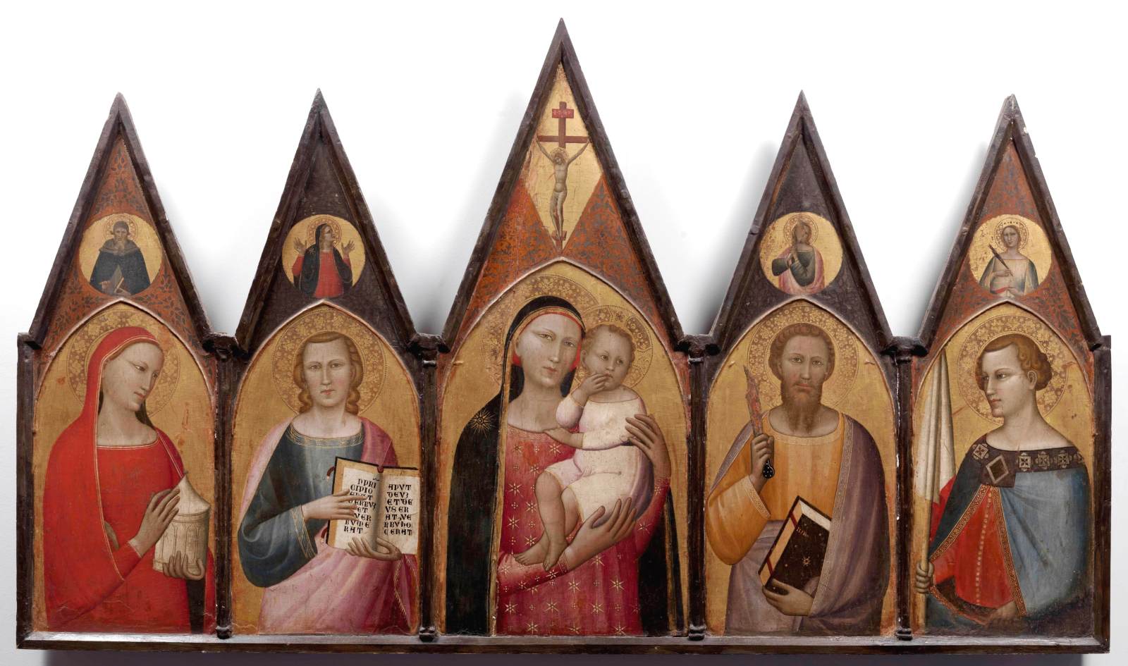 Virgin and Child with Saints by NUZI, Allegretto