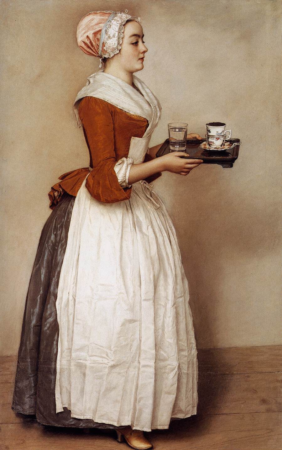 The Chocolate Girl by LIOTARD, Étienne