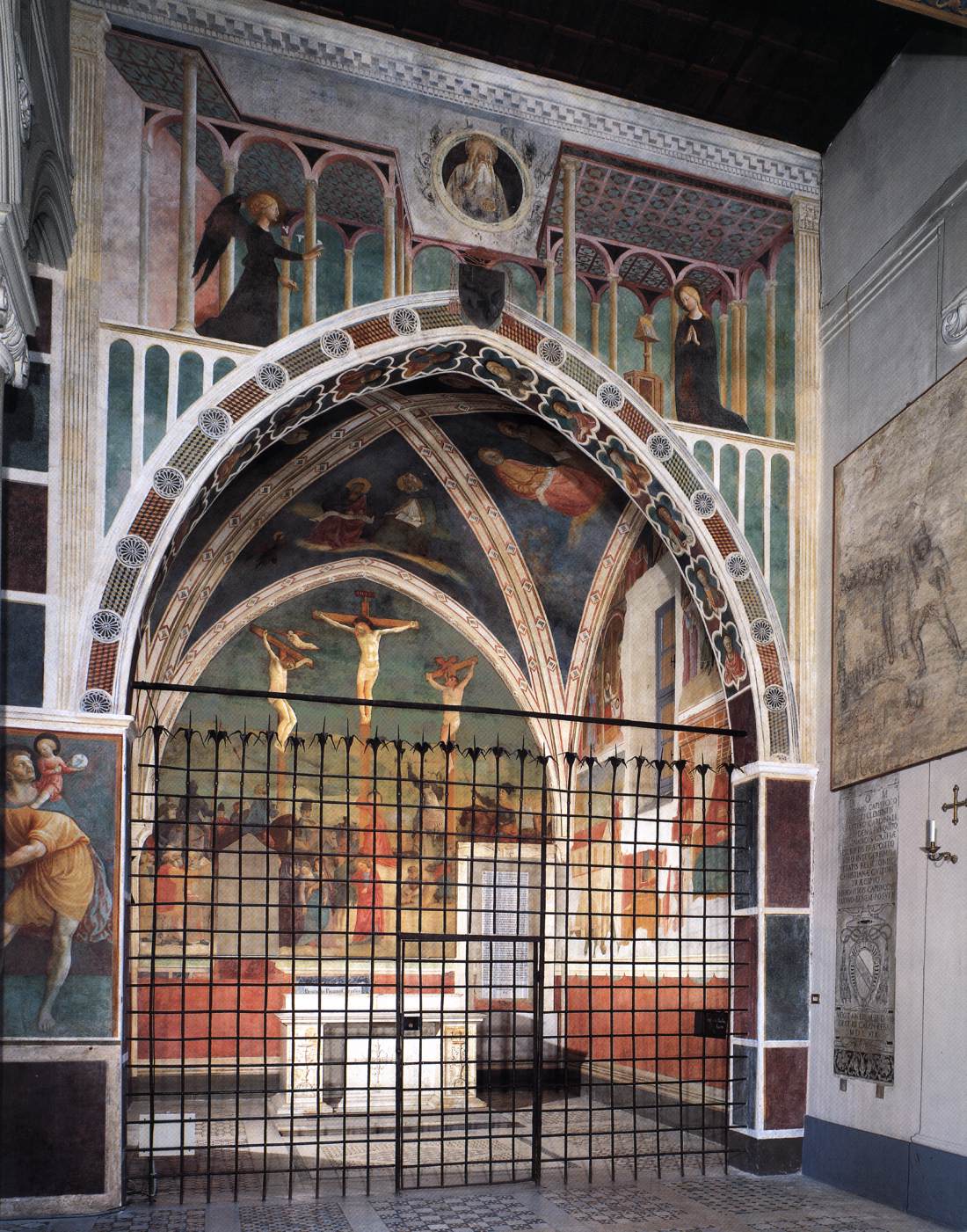 View of the Chapel by MASOLINO da Panicale