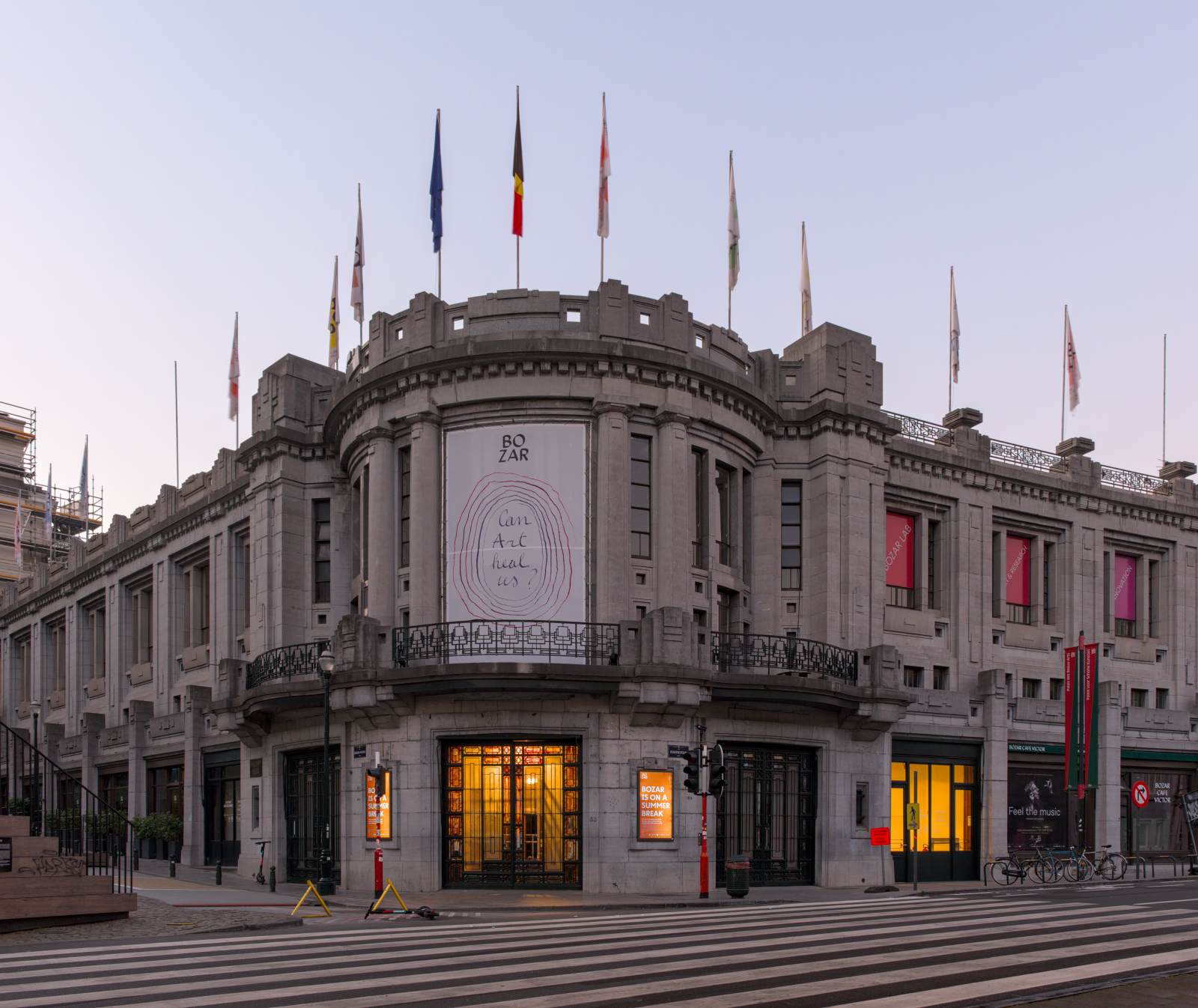 Palais des Beaux-Arts: exterior by HORTA, Victor