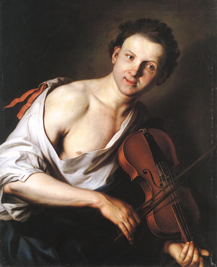 Young Man with a Violin by