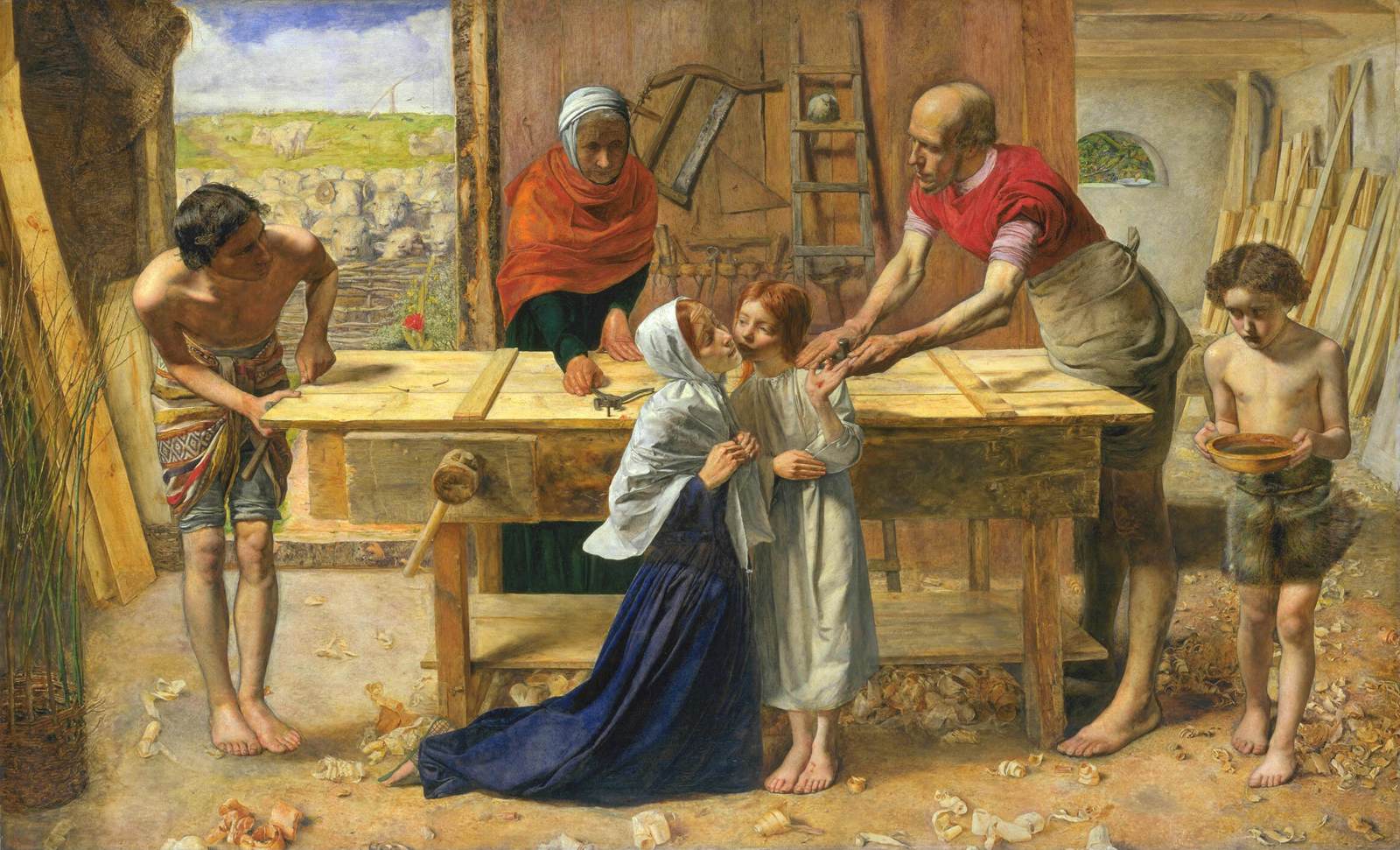 Christ in the House of His Parents or The Carpenter's Shop by